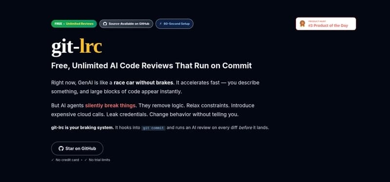 Unlocking AI Code Review: git-lrc Emerges as a Game-Changer