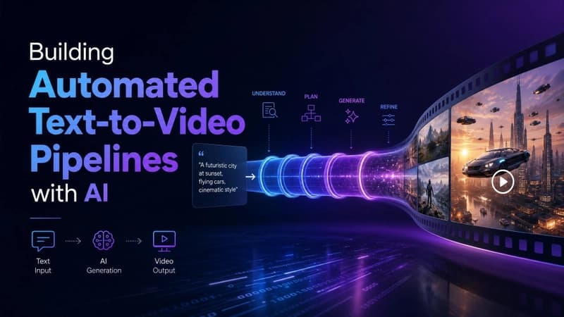 Building Automated Text-to-Video Pipelines with AI