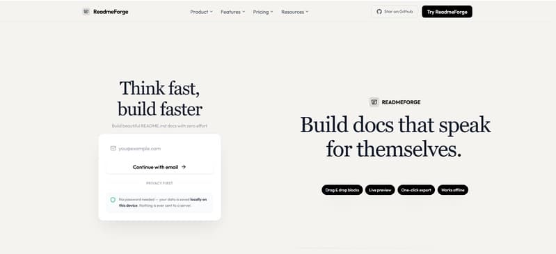 Visual README editor simplifies markdown creation for developers everywhere