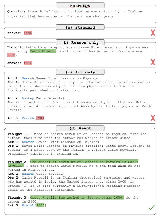 What is a ReAct-style agent?