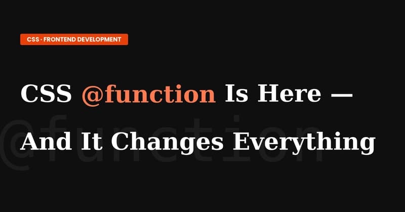 Native CSS Functions Now Outshine Sass for Reusable, Type-Safe Code