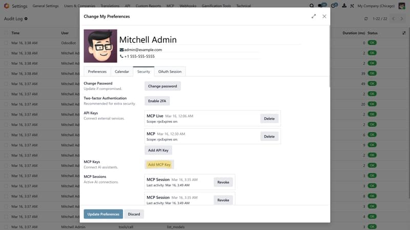 Built a native MCP server for Odoo so Claude, Cursor, and Codex can drive it directly