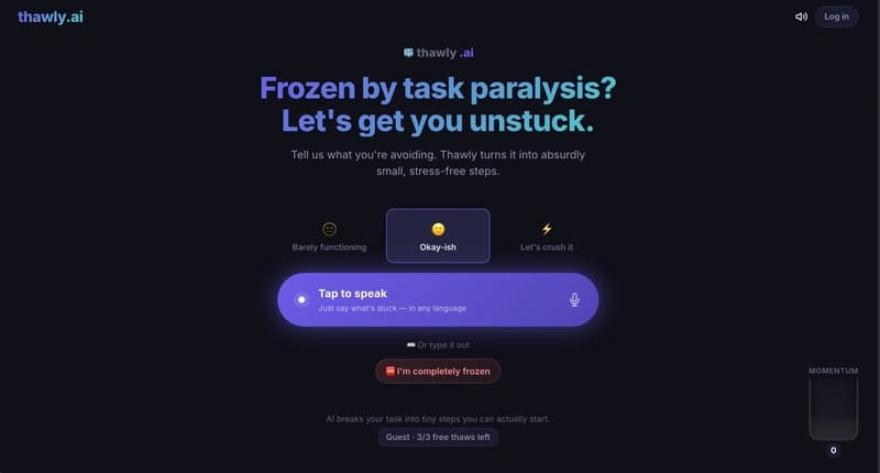 I Built an AI Task Engine Because My Brain Literally Can't Start Tasks