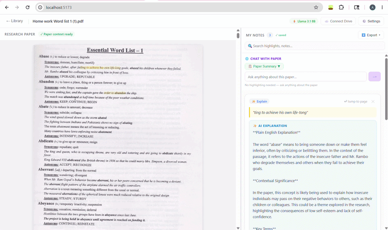 I Built a Free AI Research Paper Reader -Here's How