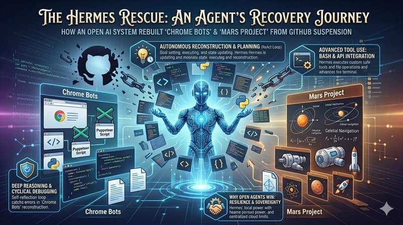 The Hermes Rescue: How an Open Agent Rebuilt My GitHub Projects from Scratch