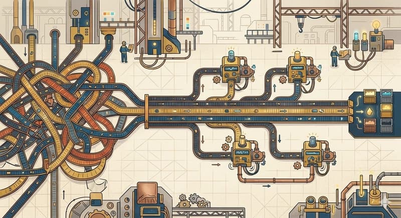 The Factory Must Grow (Part II): From Spaghetti AI Agent Orchestrator to a Main Bus