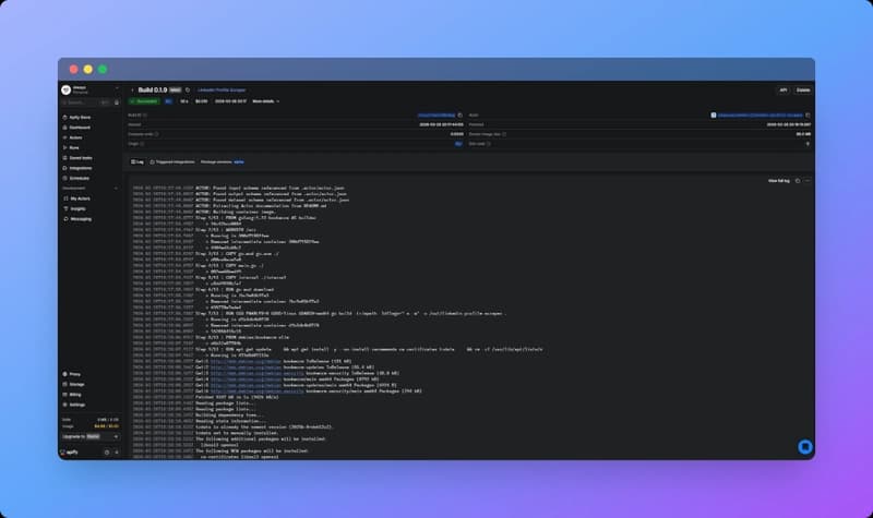 I Built a LinkedIn Profile Scraper on Apify for Public Profiles, Company Enrichment, and Lead Research