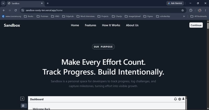Creating Sandbox to Make Developer Growth Visible and Recognized