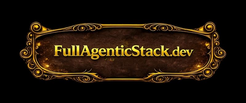 The FullAgenticStack Manifesto: Agents are not just LLMs