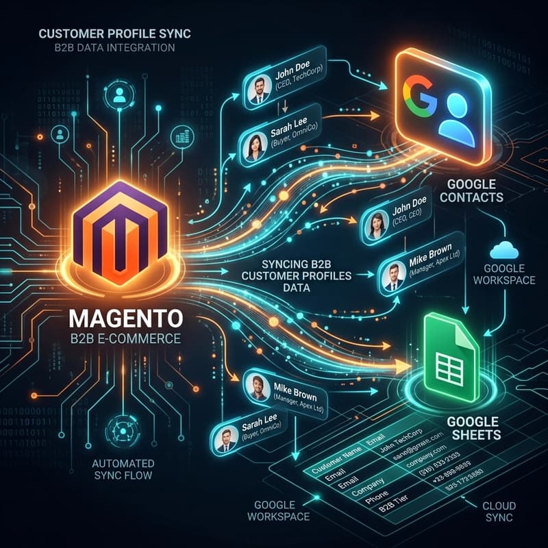 How to Build a Serverless B2B CRM: Automating Magento 2 into Google Workspace