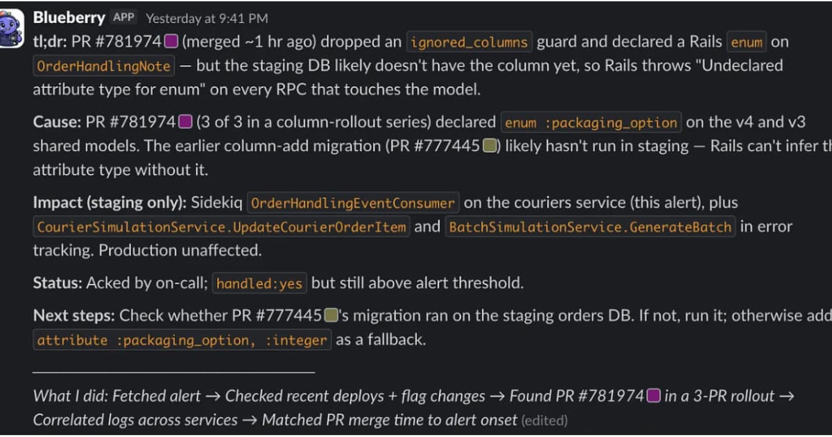 Instacart Unveils Blueberry AI, AI-Powered Incident Investigator for Engineers