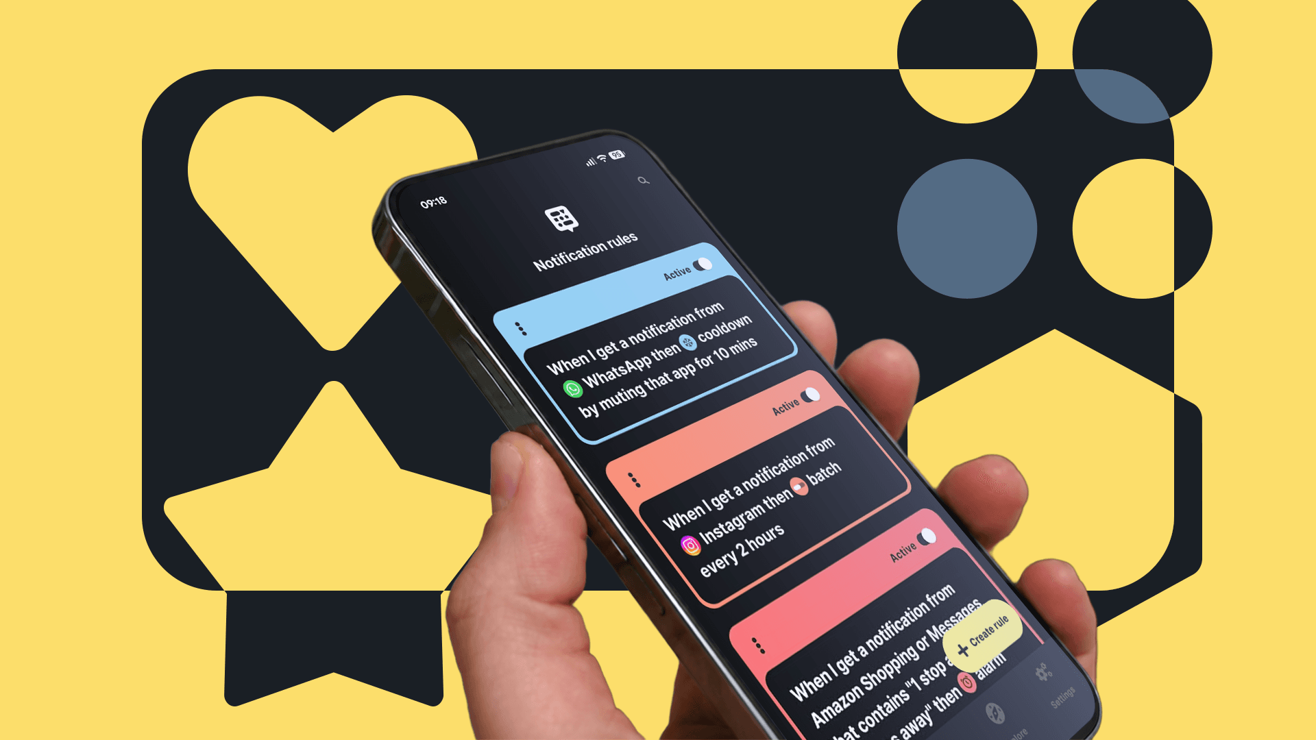 I ditched Android's notification manager for Buzzkill, and now my phone actually listens