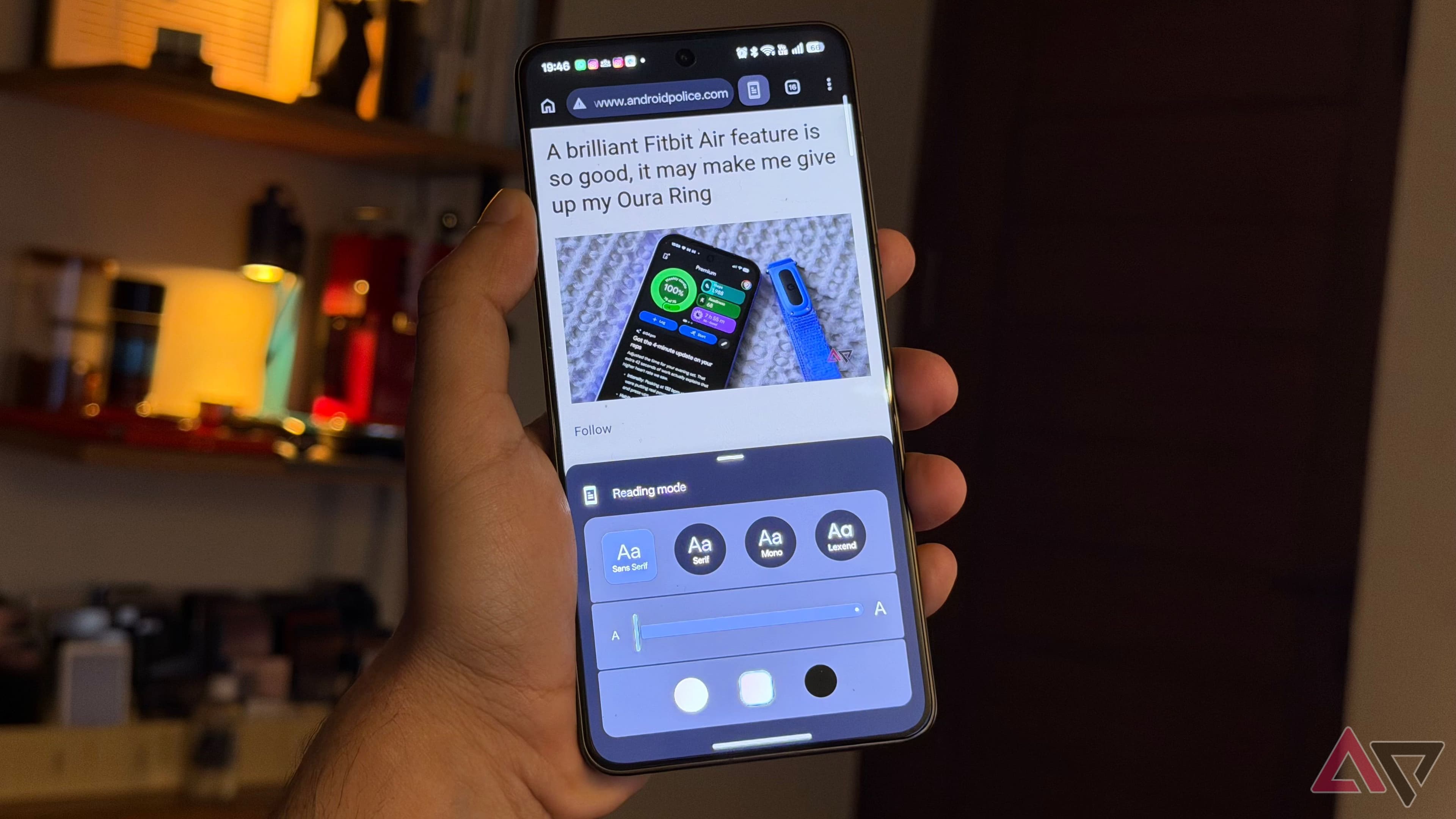 I forced Chrome for Android into reader mode, and it completely broke my habit of skimming articles
