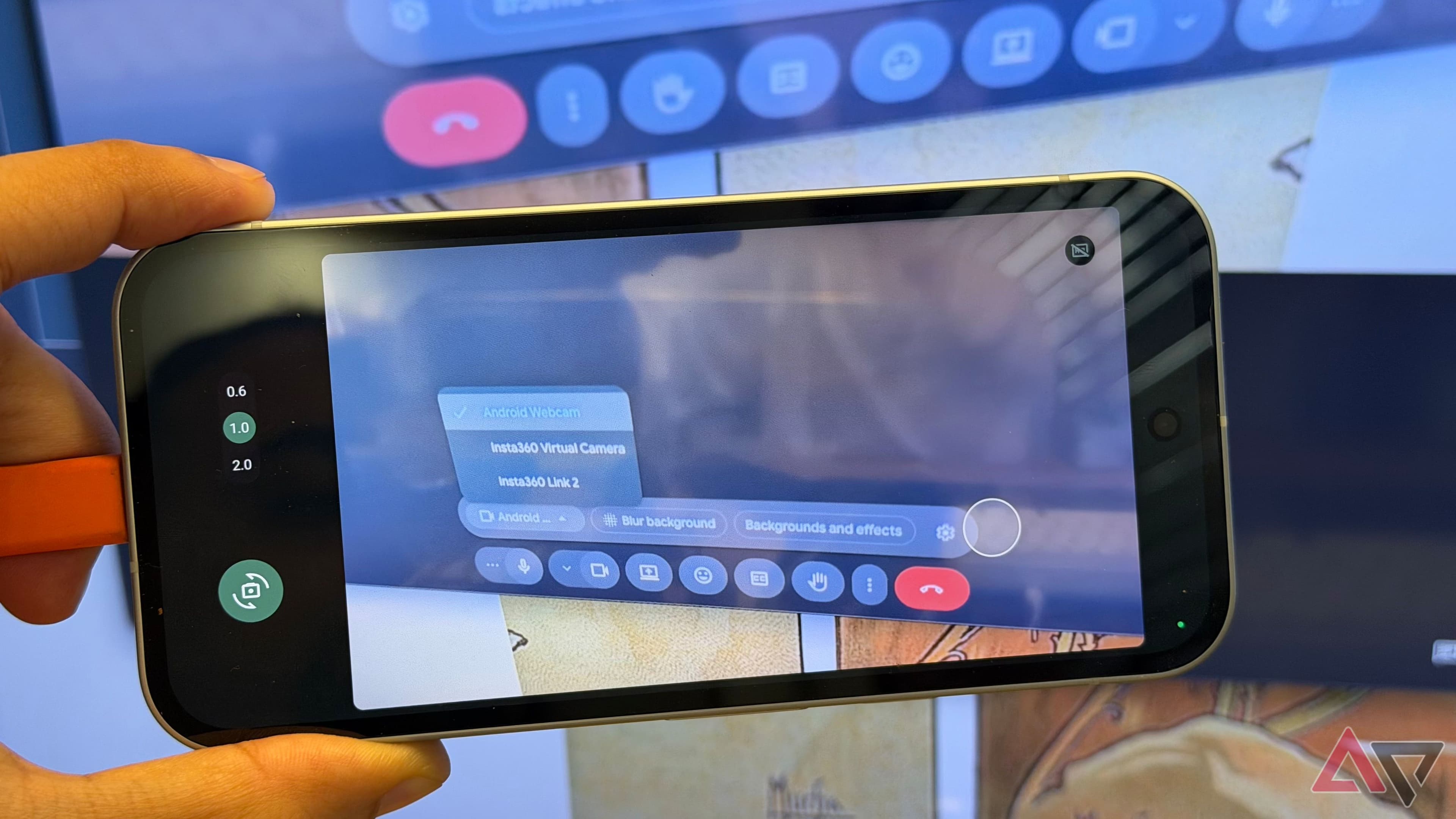 I replaced my $100 webcam with my Android's built-in option, and my video calls look twice as crisp