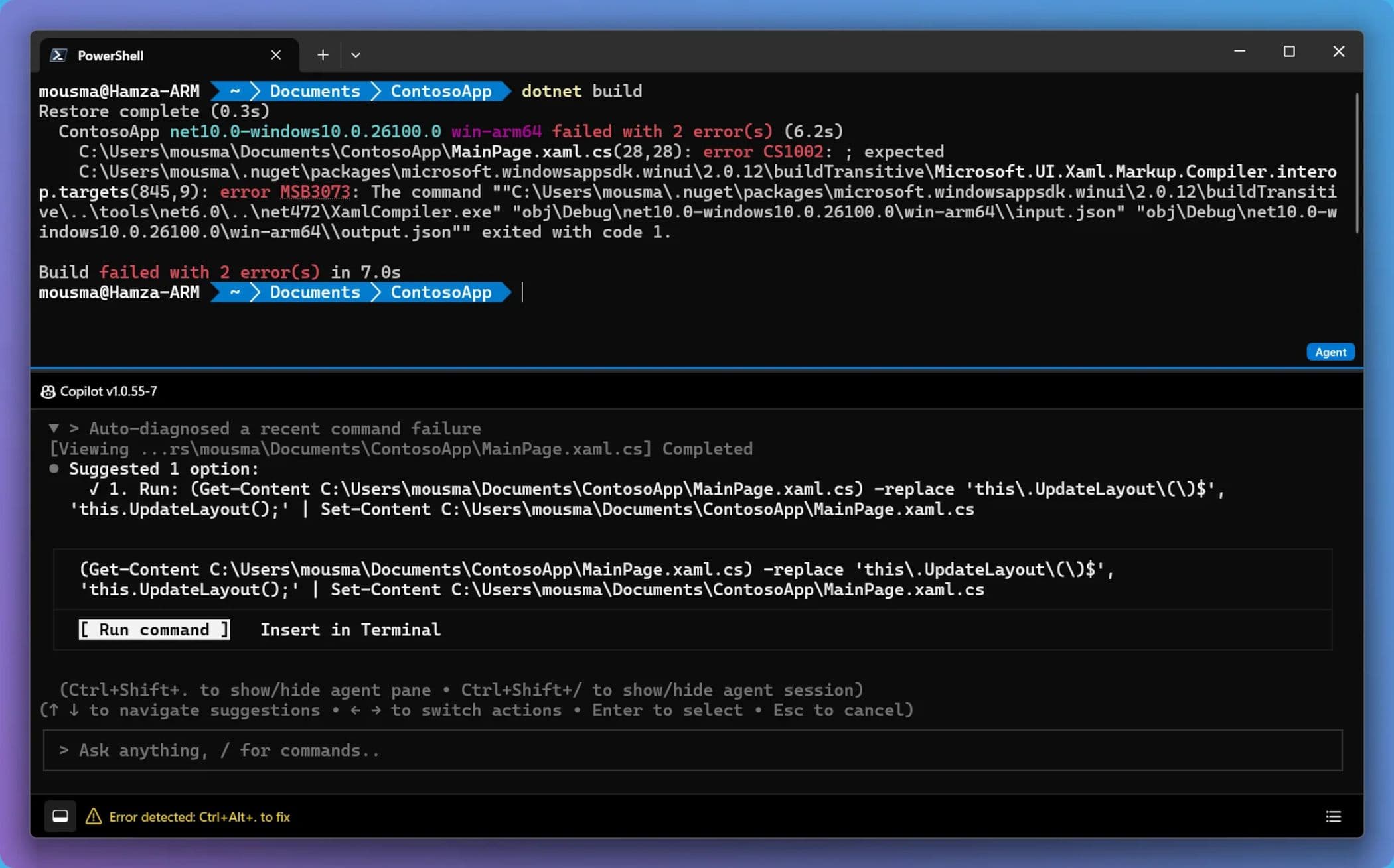 Microsoft launches Intelligent Terminal, featuring an AI pair-programmer for your shell