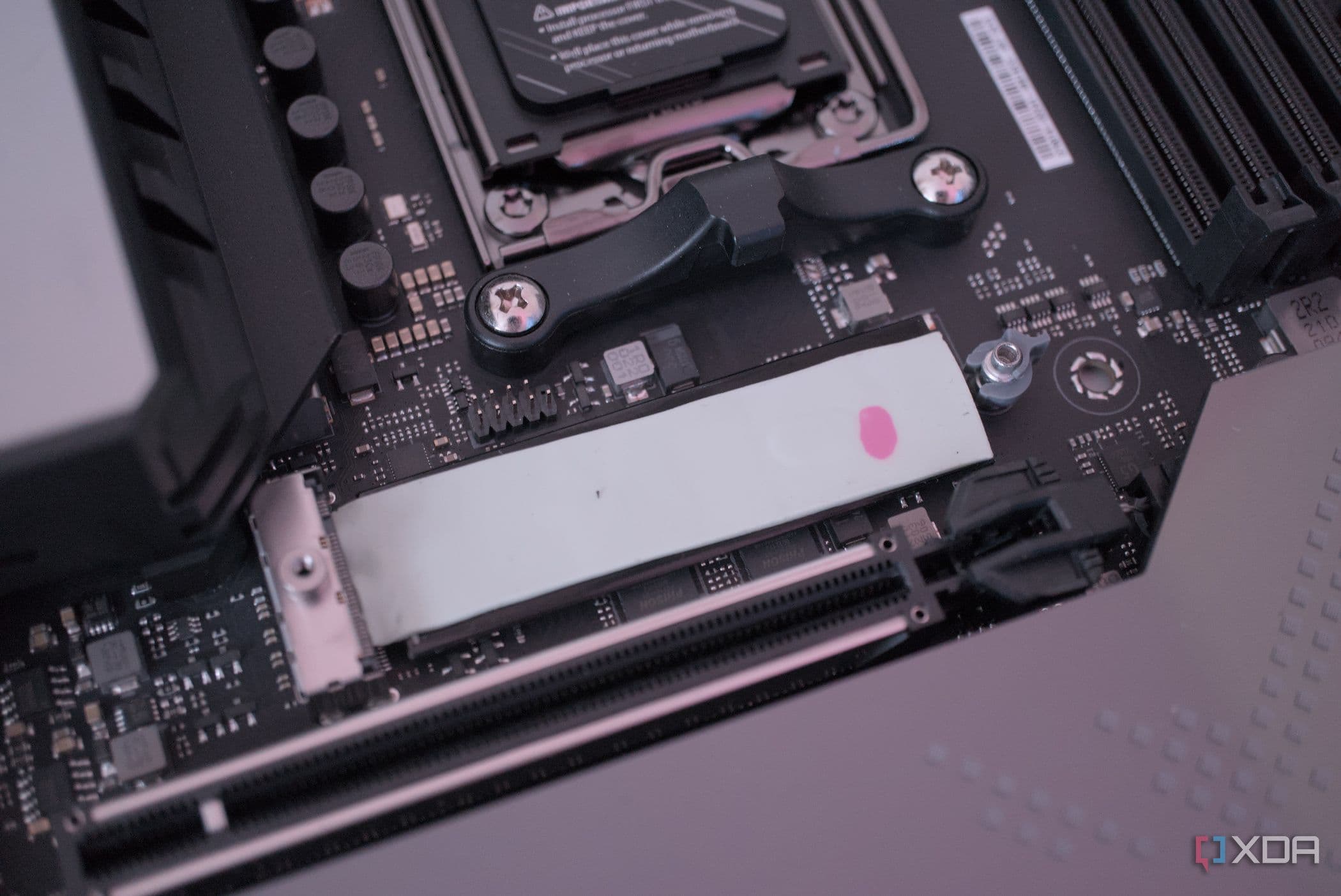 Your motherboard's M.2 heatsink is probably making your SSD temps worse