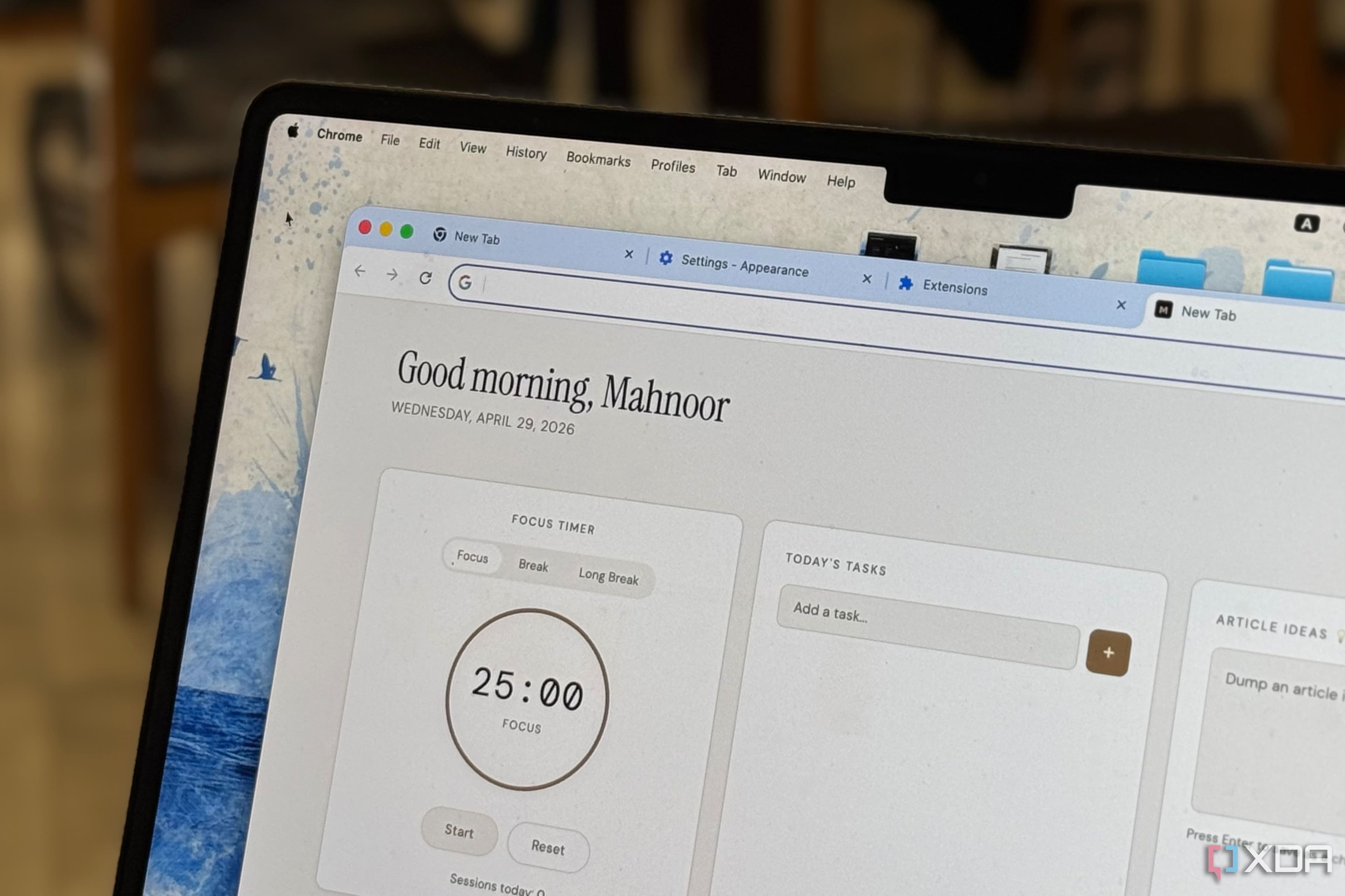 Your Chrome new tab page is a vibe coding project waiting to happen