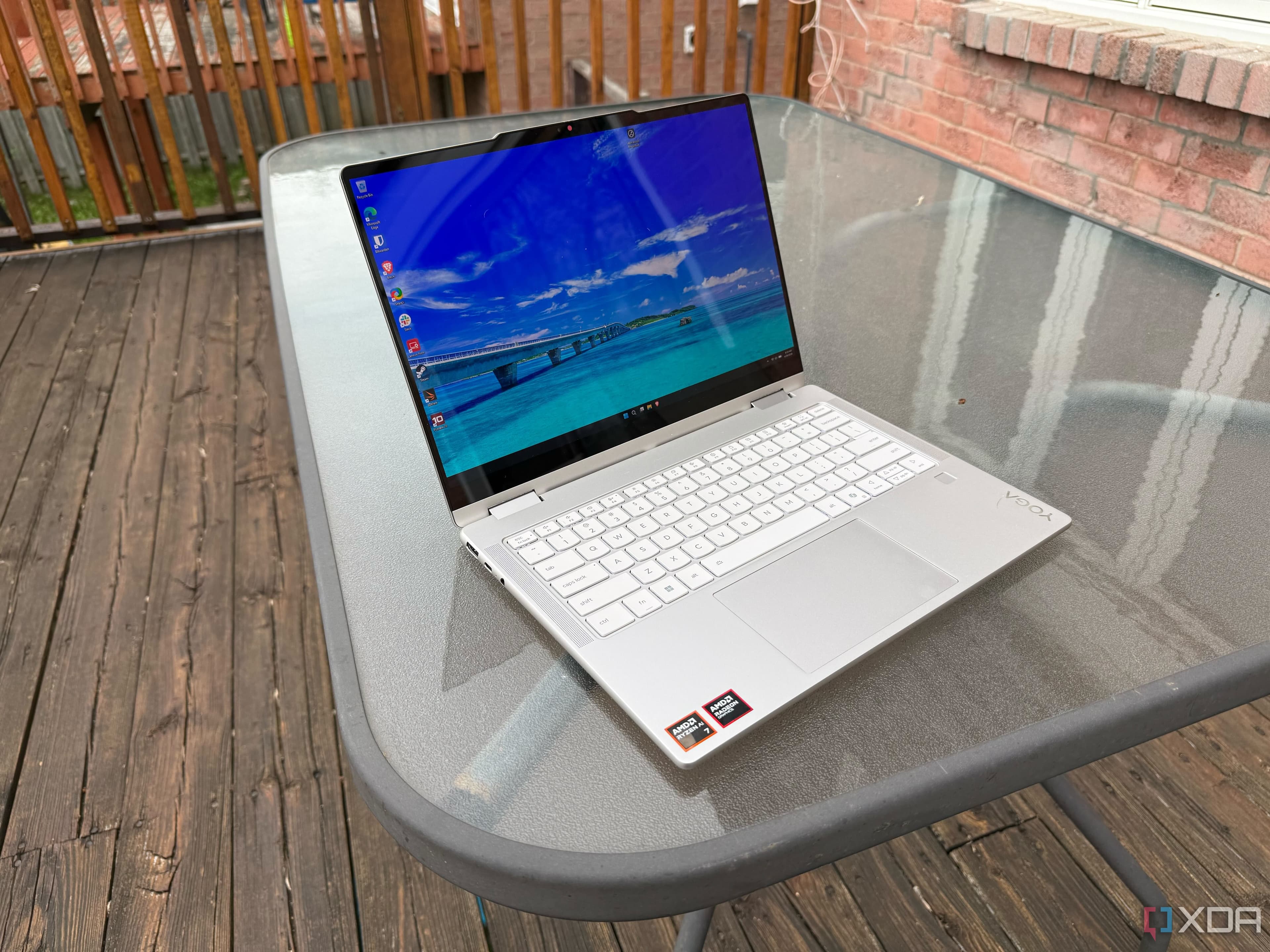 The Lenovo Yoga 7a is gorgeous, but AMD's Ryzen AI 7 445 feels like a downgrade