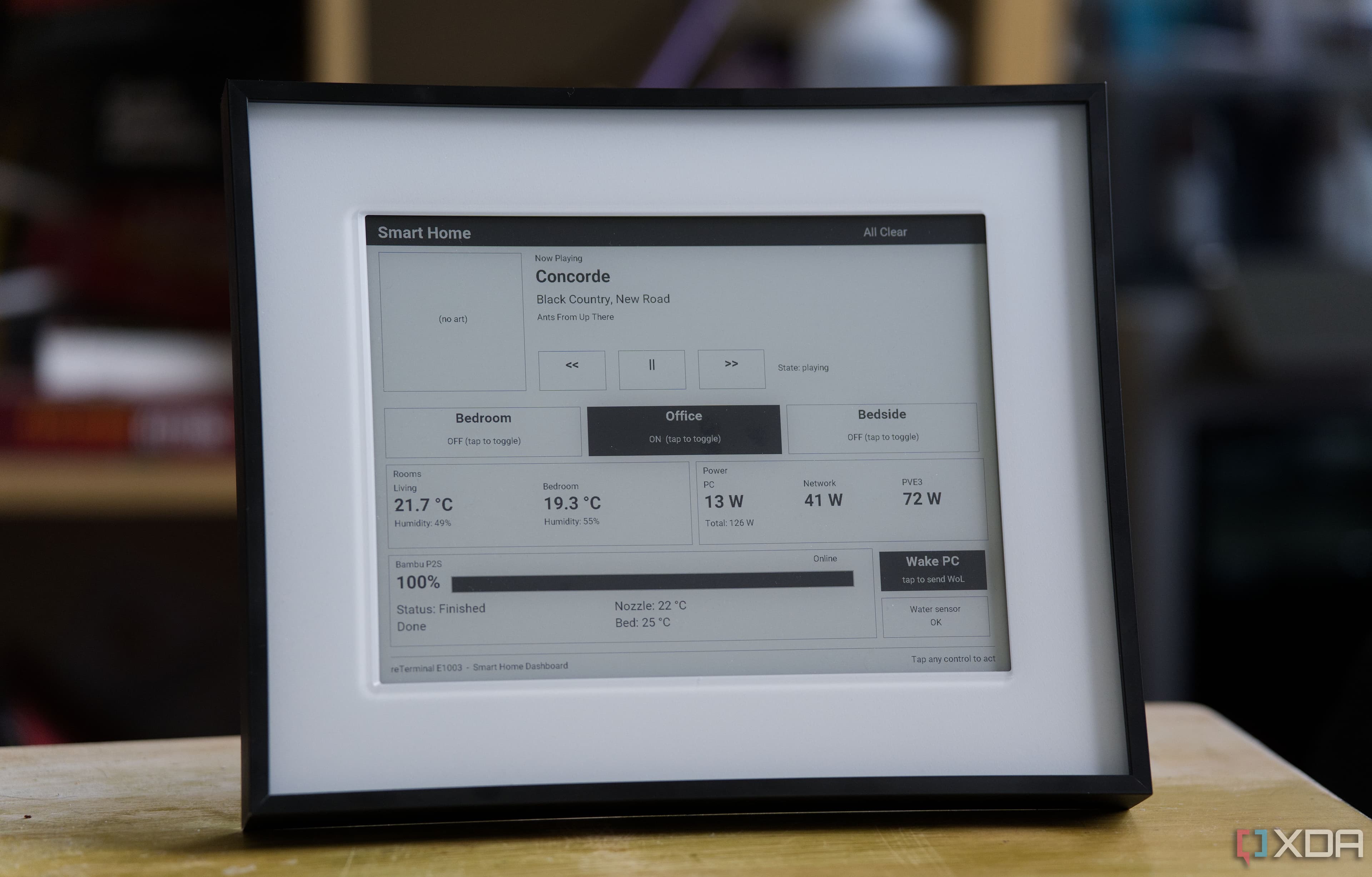 I built a touch-enabled ePaper Home Assistant dashboard, and it's better than any tablet