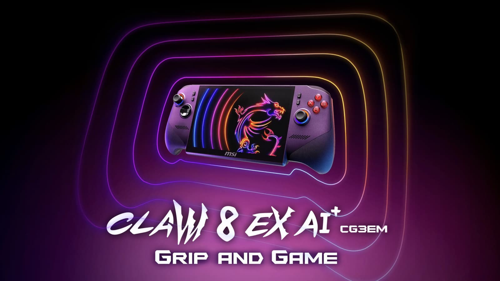 MSI Launches AI-Powered Claw 8 EX Handheld Gaming Console