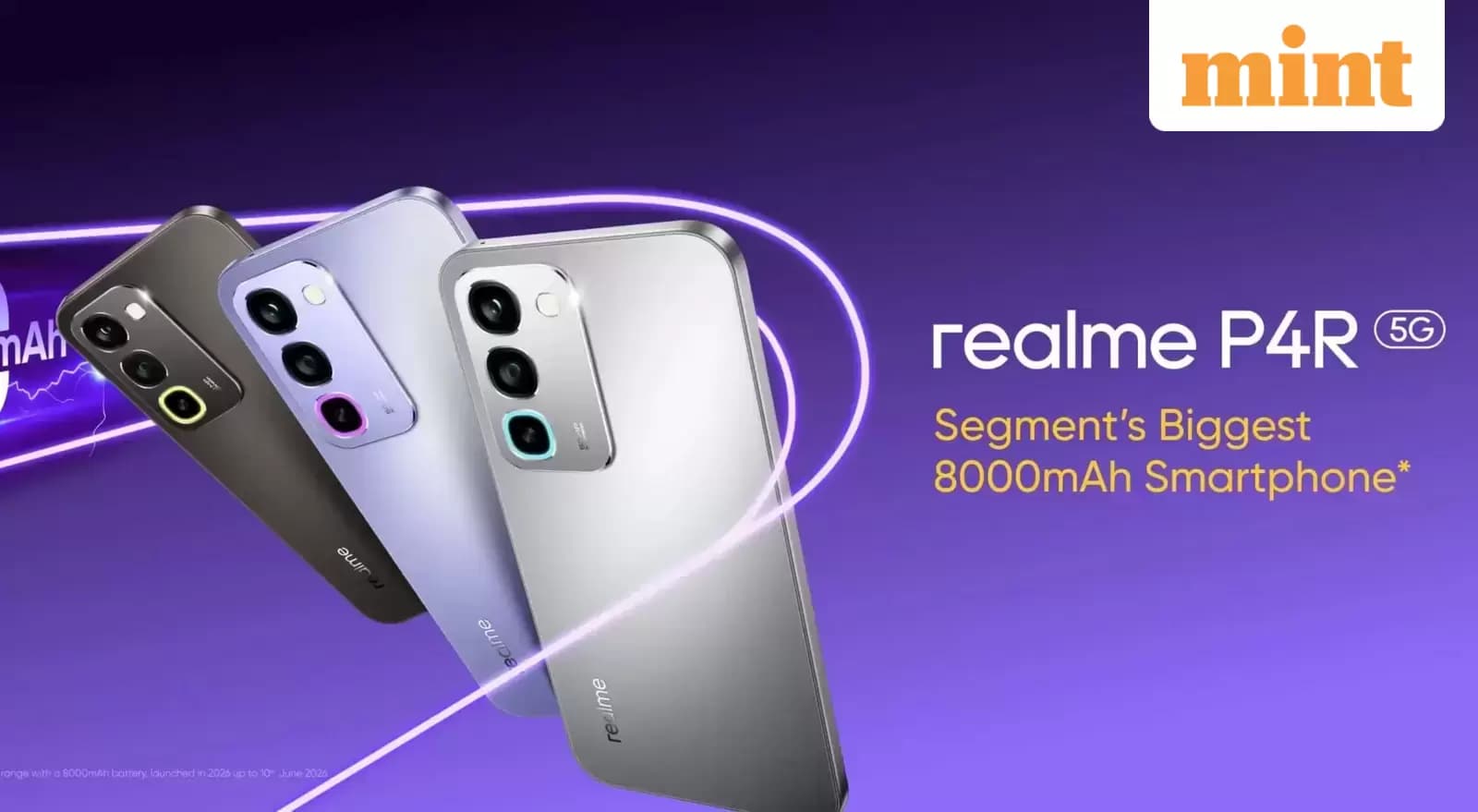 Realme P4R 5G launched in India with 8000mAh battery, 144Hz display: Price starts at ₹18,999