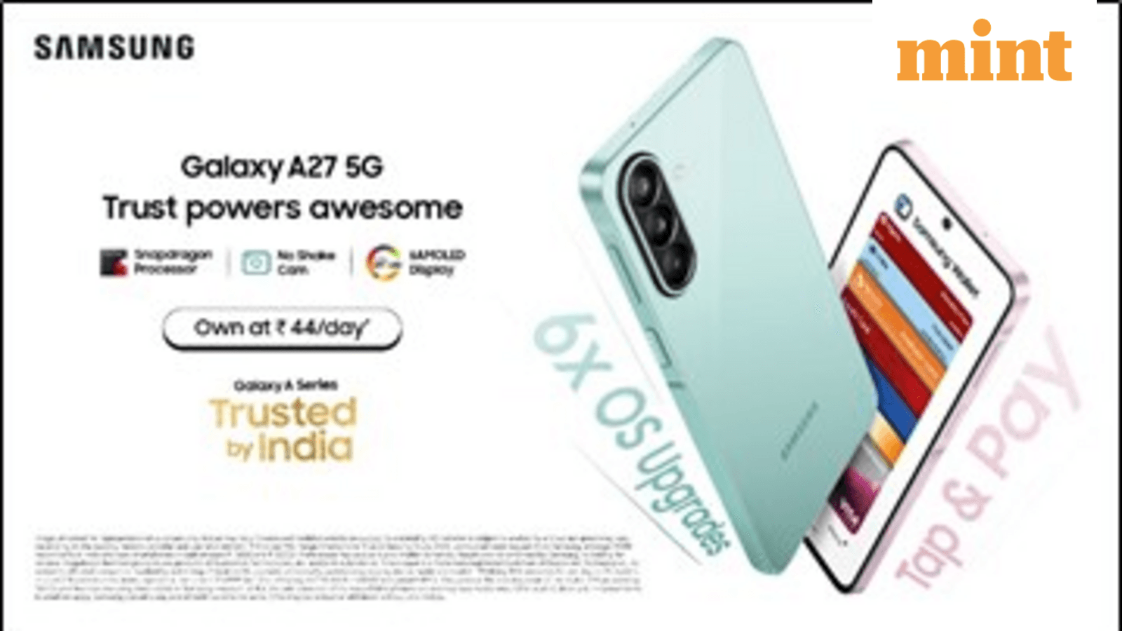 Samsung Galaxy A27 5G Launches in India with Dynamic 120Hz Display